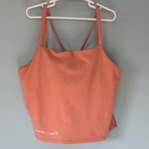 Athleta Girl Simone Biles Strappy Crop Tank Top, Size Kids XXL